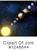 Solar System Clipart #1248644 by AtStockIllustration
