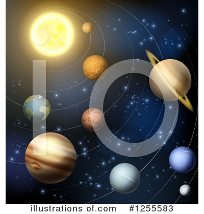 Royalty-Free (RF) Solar System Clipart Illustration by AtStockIllustration - Stock Sample #1255583