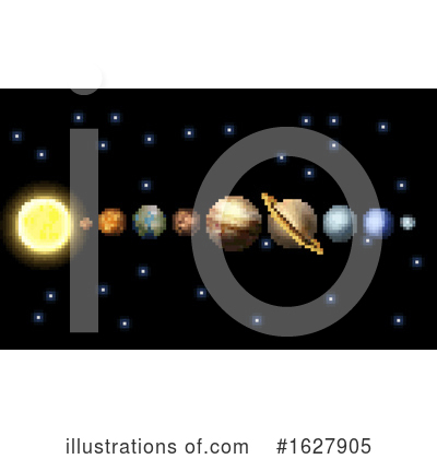 Solar System Clipart #1627905 by AtStockIllustration