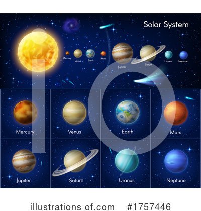Royalty-Free (RF) Solar System Clipart Illustration by Vector Tradition SM - Stock Sample #1757446