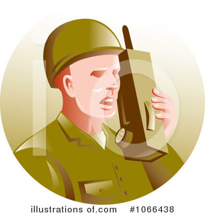 Royalty-Free (RF) Soldier Clipart Illustration by patrimonio - Stock Sample #1066438
