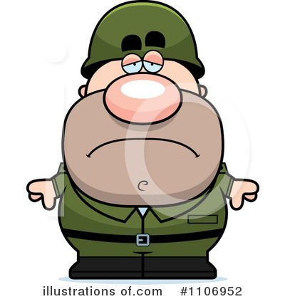Royalty-Free (RF) Soldier Clipart Illustration by Cory Thoman - Stock Sample #1106952