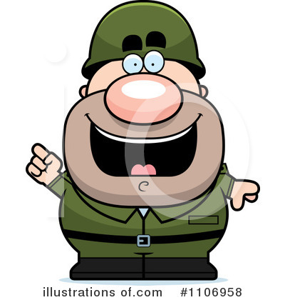 Royalty-Free (RF) Soldier Clipart Illustration by Cory Thoman - Stock Sample #1106958