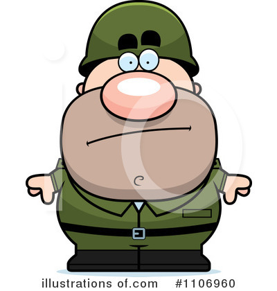 Royalty-Free (RF) Soldier Clipart Illustration by Cory Thoman - Stock Sample #1106960