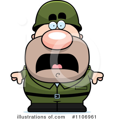 Royalty-Free (RF) Soldier Clipart Illustration by Cory Thoman - Stock Sample #1106961