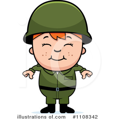 Royalty-Free (RF) Soldier Clipart Illustration by Cory Thoman - Stock Sample #1108342