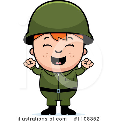 Royalty-Free (RF) Soldier Clipart Illustration by Cory Thoman - Stock Sample #1108352