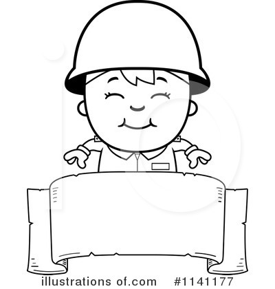 Royalty-Free (RF) Soldier Clipart Illustration by Cory Thoman - Stock Sample #1141177