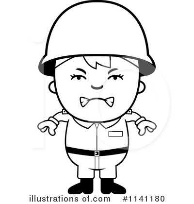 Royalty-Free (RF) Soldier Clipart Illustration by Cory Thoman - Stock Sample #1141180