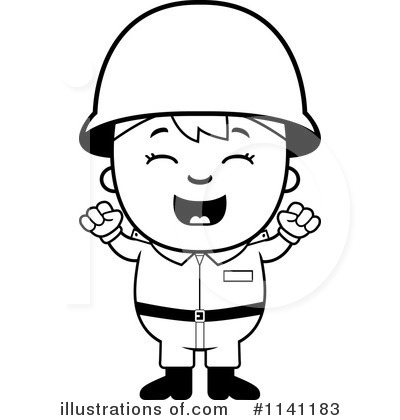 Royalty-Free (RF) Soldier Clipart Illustration by Cory Thoman - Stock Sample #1141183