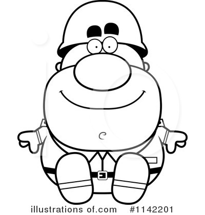 Royalty-Free (RF) Soldier Clipart Illustration by Cory Thoman - Stock Sample #1142201