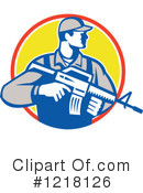 Soldier Clipart #1218126 by patrimonio