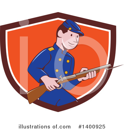 Royalty-Free (RF) Soldier Clipart Illustration by patrimonio - Stock Sample #1400925