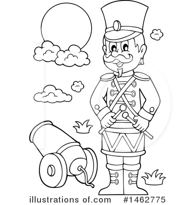 Royalty-Free (RF) Soldier Clipart Illustration by visekart - Stock Sample #1462775