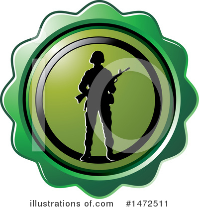 Royalty-Free (RF) Soldier Clipart Illustration by Lal Perera - Stock Sample #1472511