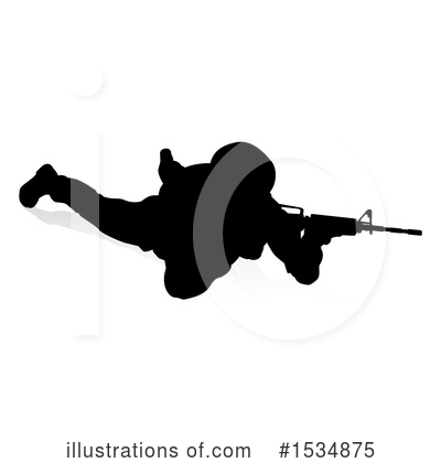 Royalty-Free (RF) Soldier Clipart Illustration by AtStockIllustration - Stock Sample #1534875