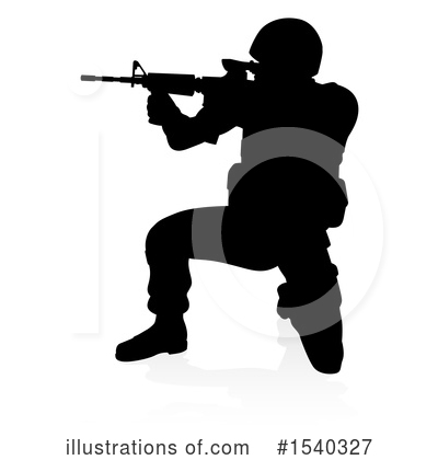 Royalty-Free (RF) Soldier Clipart Illustration by AtStockIllustration - Stock Sample #1540327