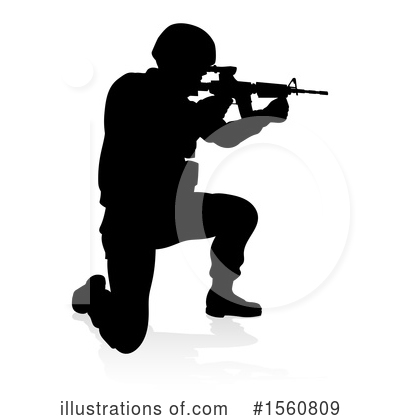 Royalty-Free (RF) Soldier Clipart Illustration by AtStockIllustration - Stock Sample #1560809
