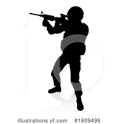 Royalty-Free (RF) Soldier Clipart Illustration by AtStockIllustration - Stock Sample #1609496