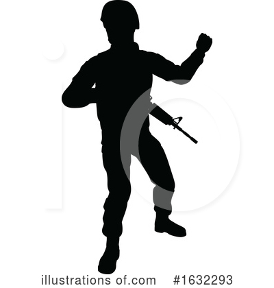 Royalty-Free (RF) Soldier Clipart Illustration by AtStockIllustration - Stock Sample #1632293