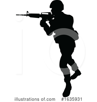Royalty-Free (RF) Soldier Clipart Illustration by AtStockIllustration - Stock Sample #1635931