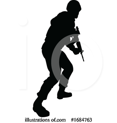 Royalty-Free (RF) Soldier Clipart Illustration by AtStockIllustration - Stock Sample #1684763