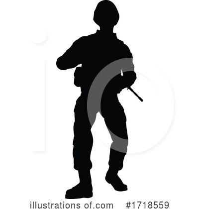 Royalty-Free (RF) Soldier Clipart Illustration by AtStockIllustration - Stock Sample #1718559