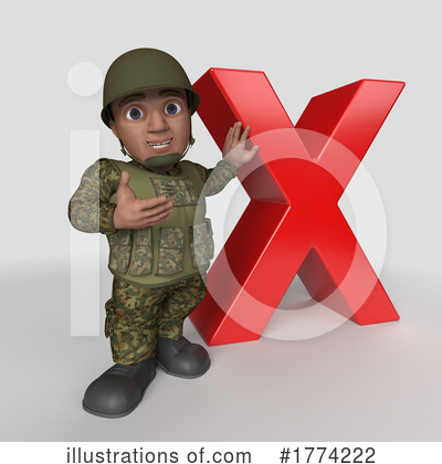 Royalty-Free (RF) Soldier Clipart Illustration by KJ Pargeter - Stock Sample #1774222