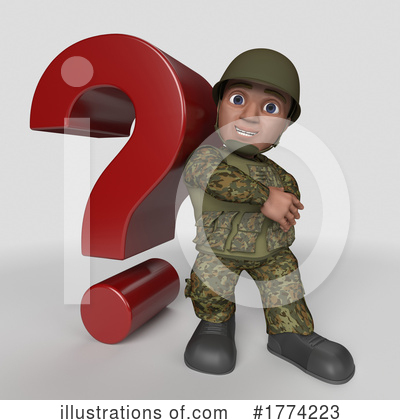 Royalty-Free (RF) Soldier Clipart Illustration by KJ Pargeter - Stock Sample #1774223