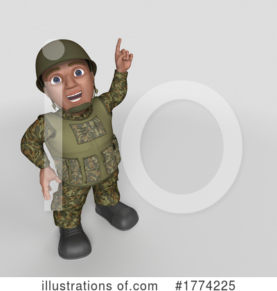 Royalty-Free (RF) Soldier Clipart Illustration by KJ Pargeter - Stock Sample #1774225