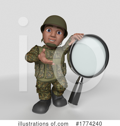 Royalty-Free (RF) Soldier Clipart Illustration by KJ Pargeter - Stock Sample #1774240