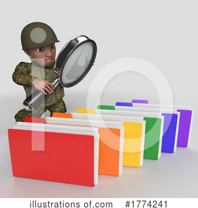 Royalty-Free (RF) Soldier Clipart Illustration by KJ Pargeter - Stock Sample #1774241