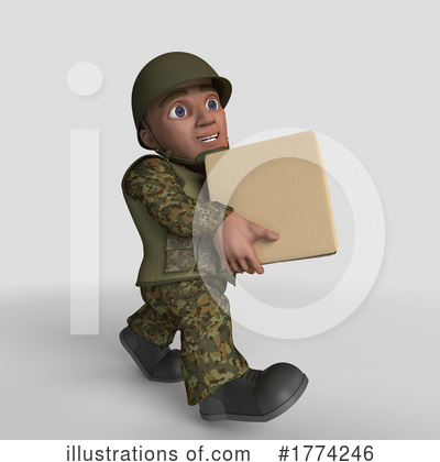 Royalty-Free (RF) Soldier Clipart Illustration by KJ Pargeter - Stock Sample #1774246