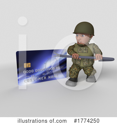 Royalty-Free (RF) Soldier Clipart Illustration by KJ Pargeter - Stock Sample #1774250