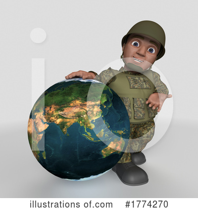 Royalty-Free (RF) Soldier Clipart Illustration by KJ Pargeter - Stock Sample #1774270