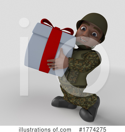 Royalty-Free (RF) Soldier Clipart Illustration by KJ Pargeter - Stock Sample #1774275