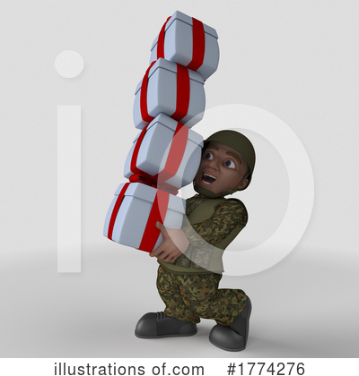 Royalty-Free (RF) Soldier Clipart Illustration by KJ Pargeter - Stock Sample #1774276