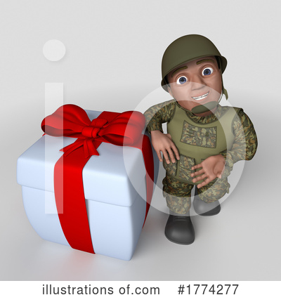 Royalty-Free (RF) Soldier Clipart Illustration by KJ Pargeter - Stock Sample #1774277