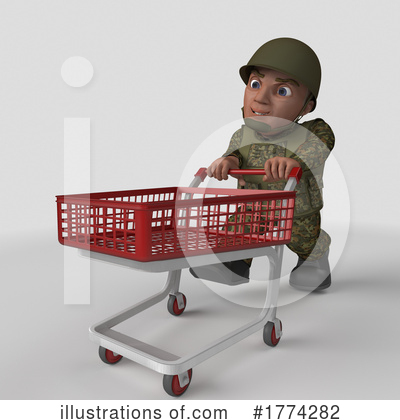 Royalty-Free (RF) Soldier Clipart Illustration by KJ Pargeter - Stock Sample #1774282
