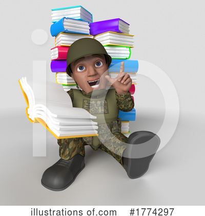 Royalty-Free (RF) Soldier Clipart Illustration by KJ Pargeter - Stock Sample #1774297