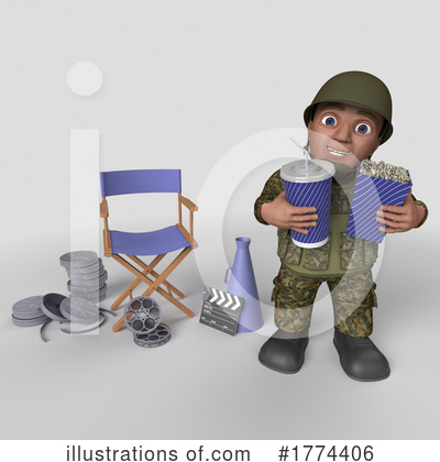 Royalty-Free (RF) Soldier Clipart Illustration by KJ Pargeter - Stock Sample #1774406