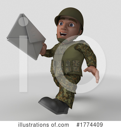 Royalty-Free (RF) Soldier Clipart Illustration by KJ Pargeter - Stock Sample #1774409