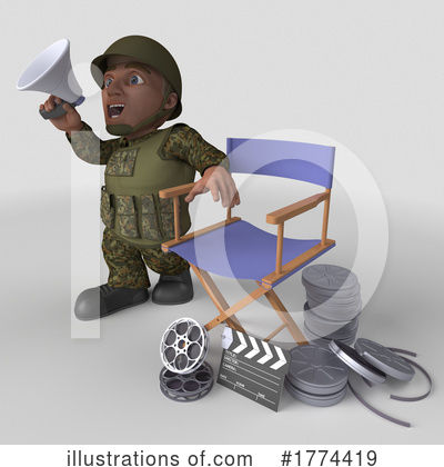 Royalty-Free (RF) Soldier Clipart Illustration by KJ Pargeter - Stock Sample #1774419