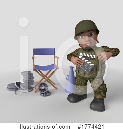 Royalty-Free (RF) Soldier Clipart Illustration by KJ Pargeter - Stock Sample #1774421