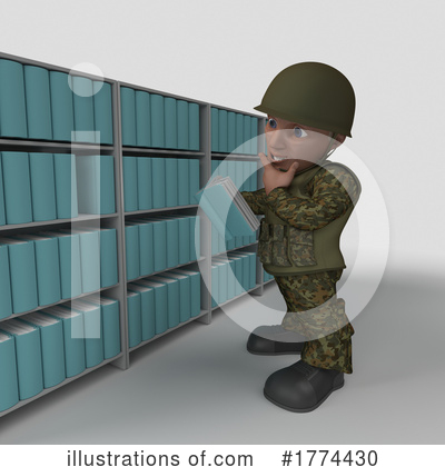 Royalty-Free (RF) Soldier Clipart Illustration by KJ Pargeter - Stock Sample #1774430