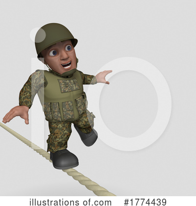 Royalty-Free (RF) Soldier Clipart Illustration by KJ Pargeter - Stock Sample #1774439