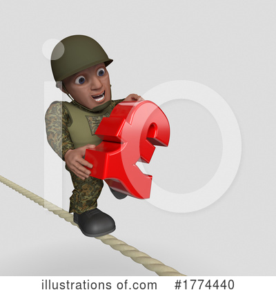 Royalty-Free (RF) Soldier Clipart Illustration by KJ Pargeter - Stock Sample #1774440