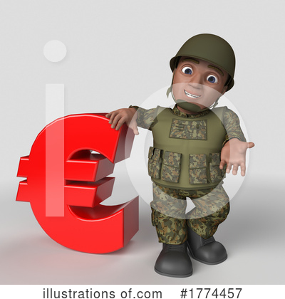 Royalty-Free (RF) Soldier Clipart Illustration by KJ Pargeter - Stock Sample #1774457