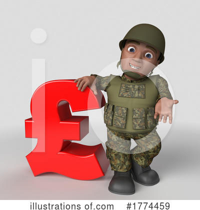 Royalty-Free (RF) Soldier Clipart Illustration by KJ Pargeter - Stock Sample #1774459