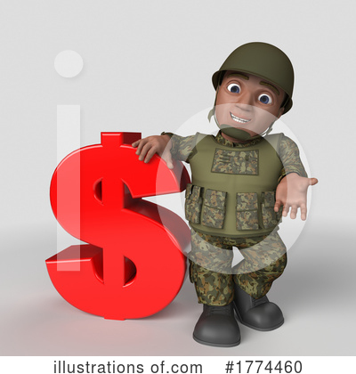 Royalty-Free (RF) Soldier Clipart Illustration by KJ Pargeter - Stock Sample #1774460